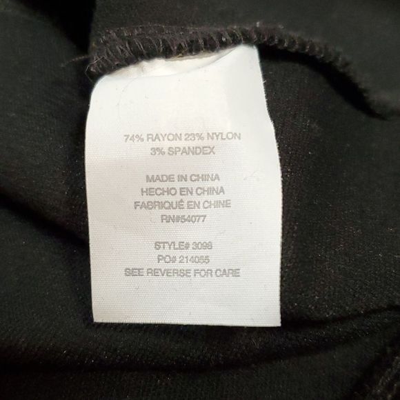 Cabi #3098‎ Black Flounce Ruffle Ponte Skater Skirt Size 2 Flip Skirt - Picture 7 of 9